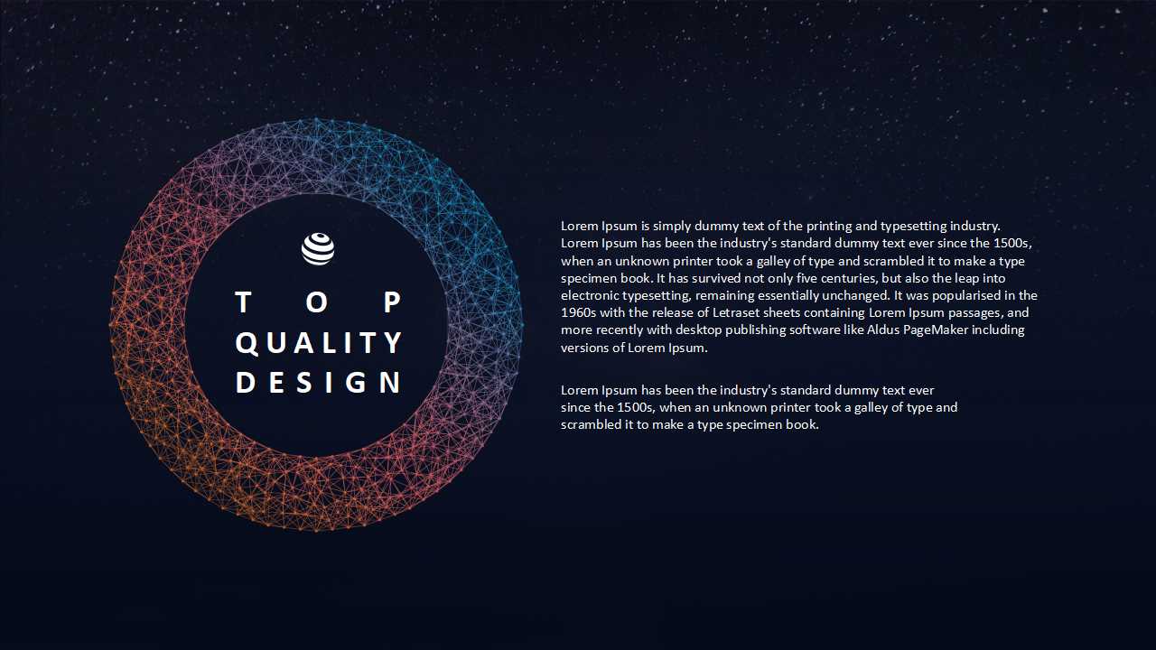 教育背景科技类PPT模板