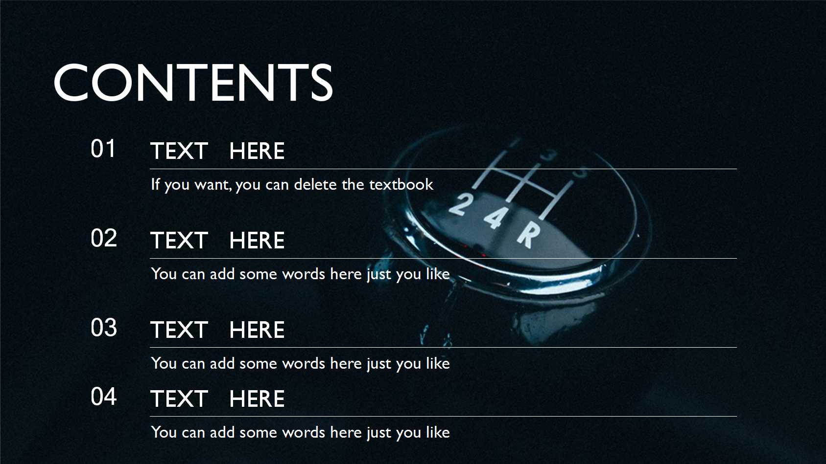 艺术背景PPT模板（精美汽车）