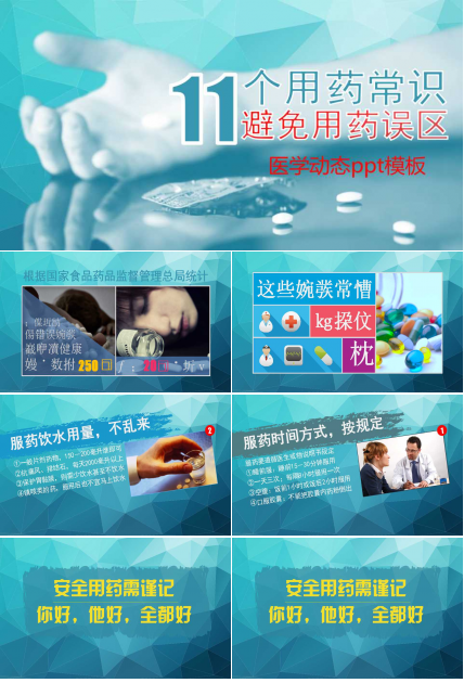 医学动态ppt模板