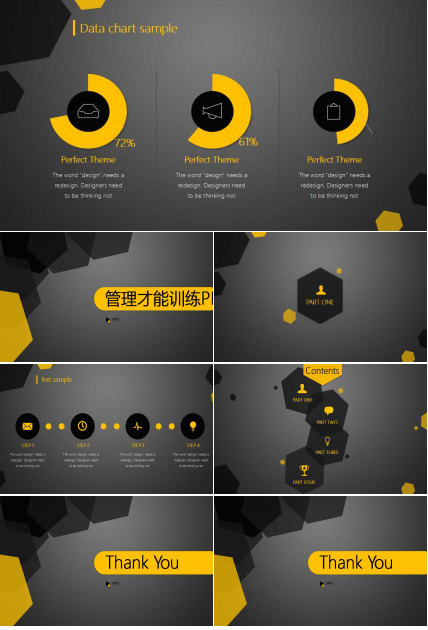管理才能训练PPT模板
