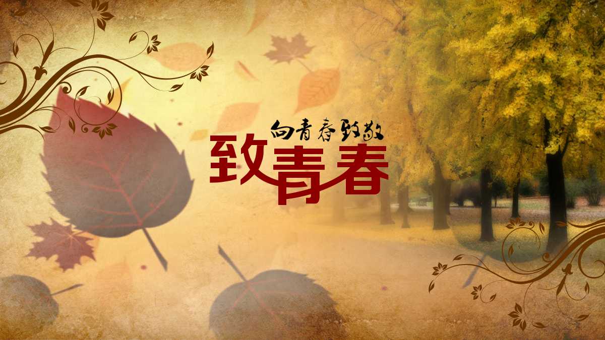 同学会ppt怀旧模板