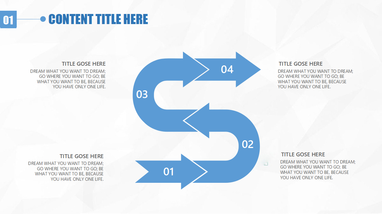 蓝色背景素材PPT模板