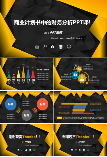 商业计划书中的财务分析PPT课件