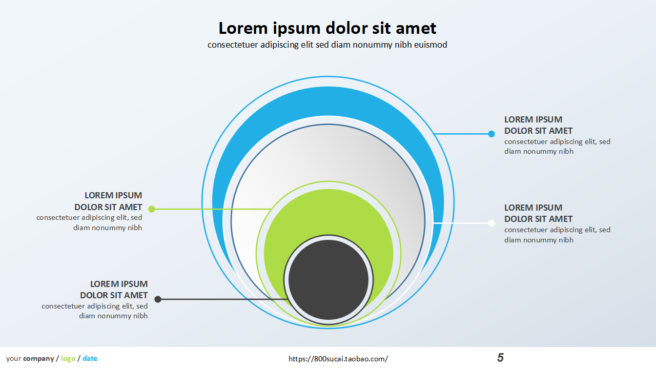 公司年终总结PPT模板——总体发展