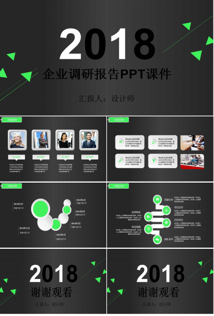 企业调研报告PPT课件