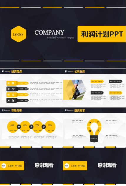 利润计划PPT课件二