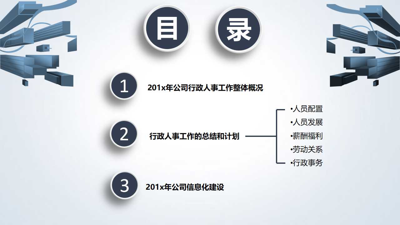 it一周工作总结ppt模板