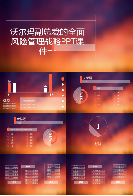 沃尔玛副总裁的全面风险管理战略PPT课件一