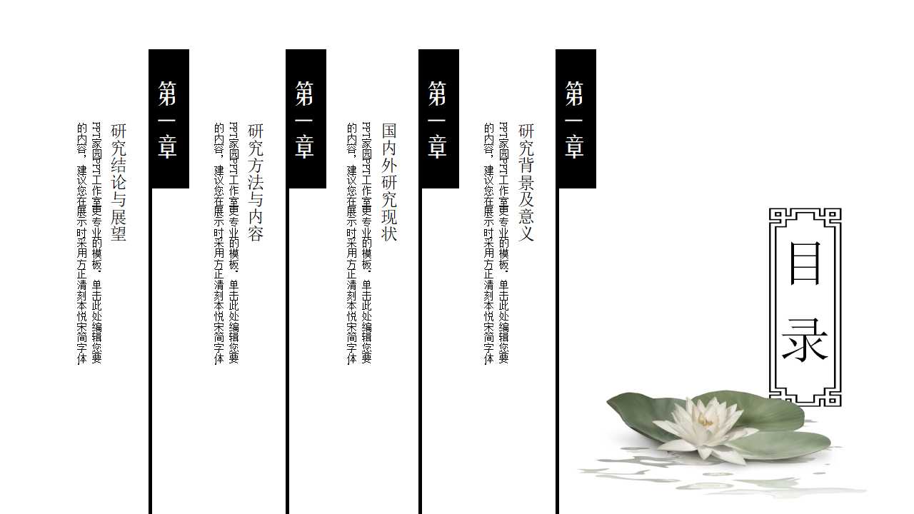教育硕士开题报告ppt模板