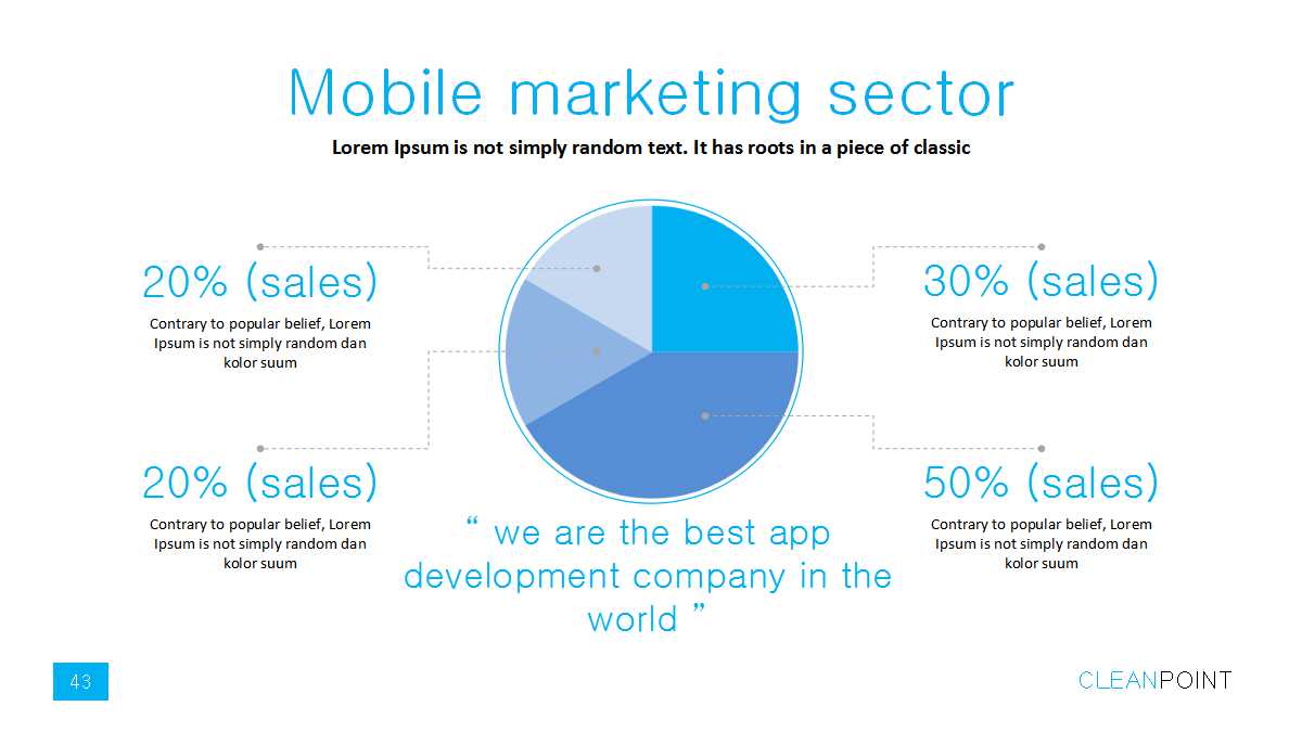 项目报告PPT模板（蓝色背景）