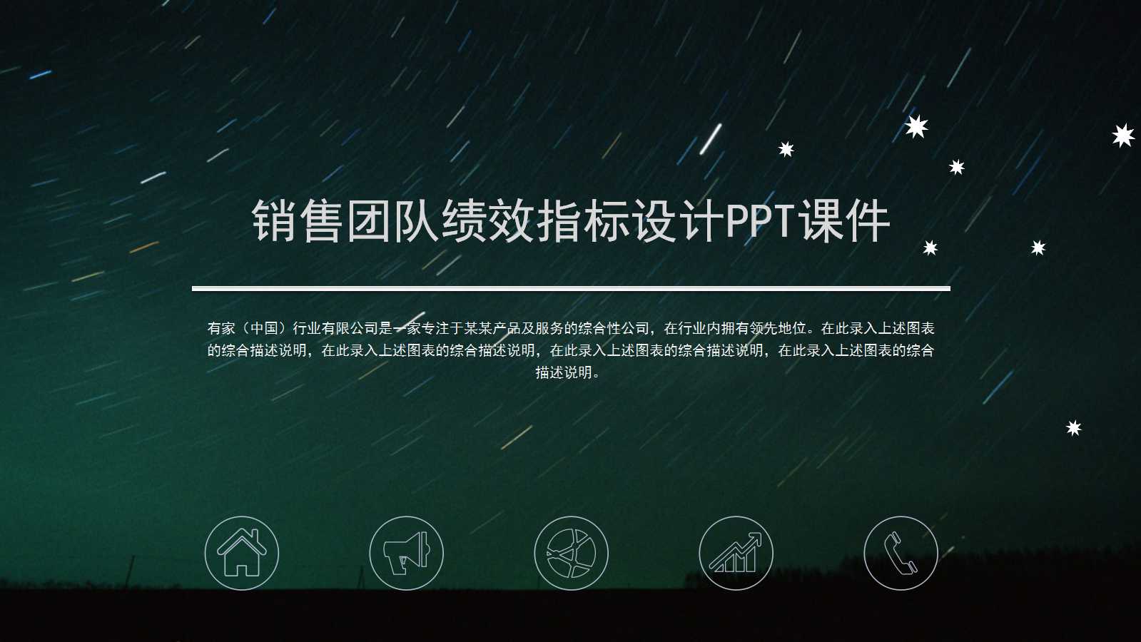 销售团队绩效指标设计PPT课件一
