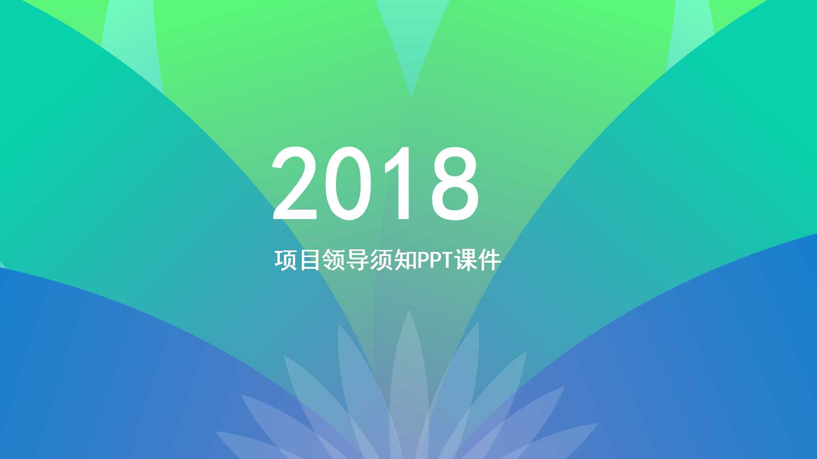 项目领导须知PPT课件