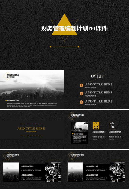 财务管理编制计划PPT课件