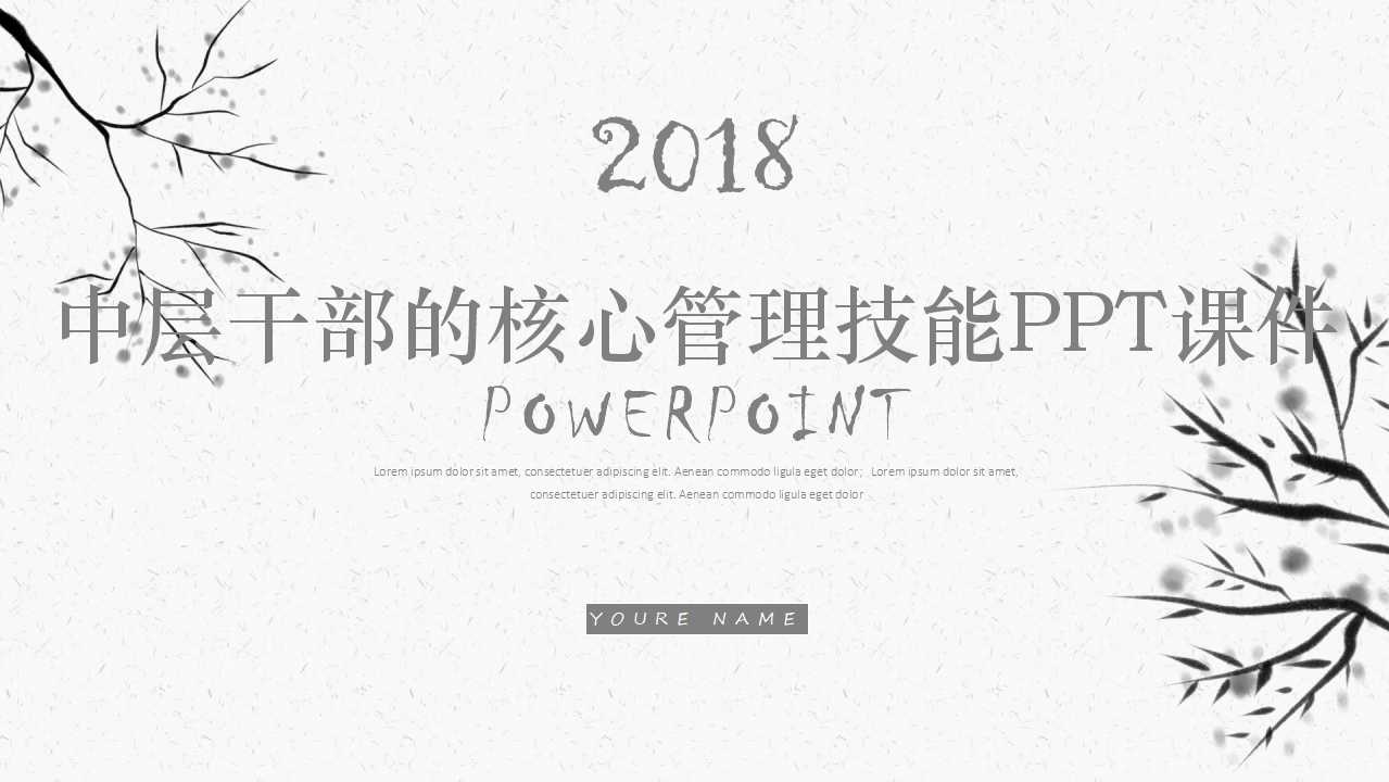 中层干部的核心管理技能PPT课件