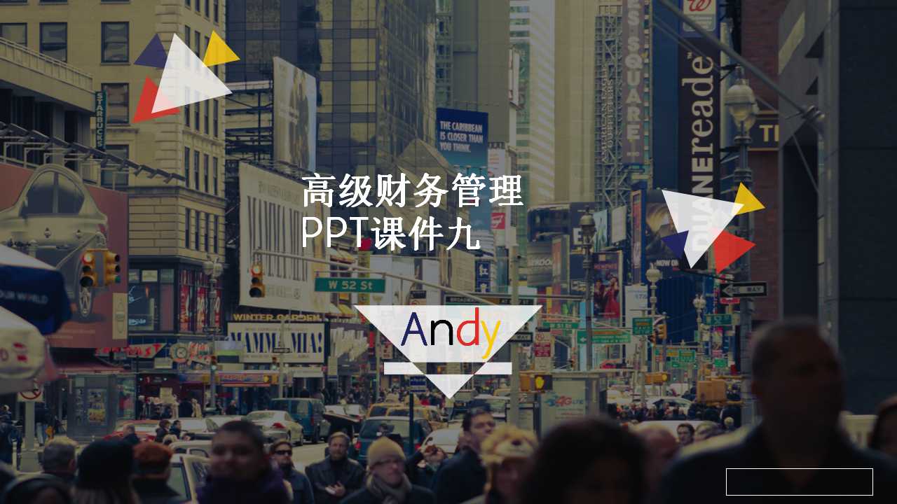 高级财务管理PPT课件九