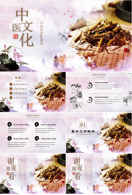 中医护理ppt模板