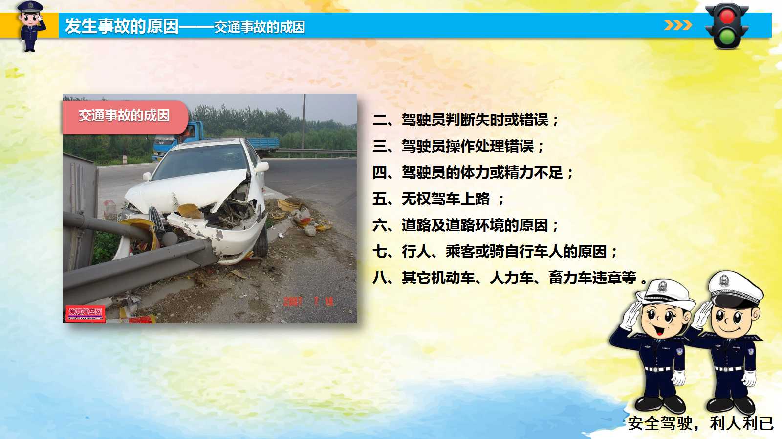 幼儿交通安全教育ppt模板