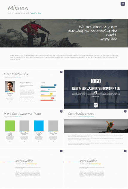 质量管理八大原则培训教材PPT课件