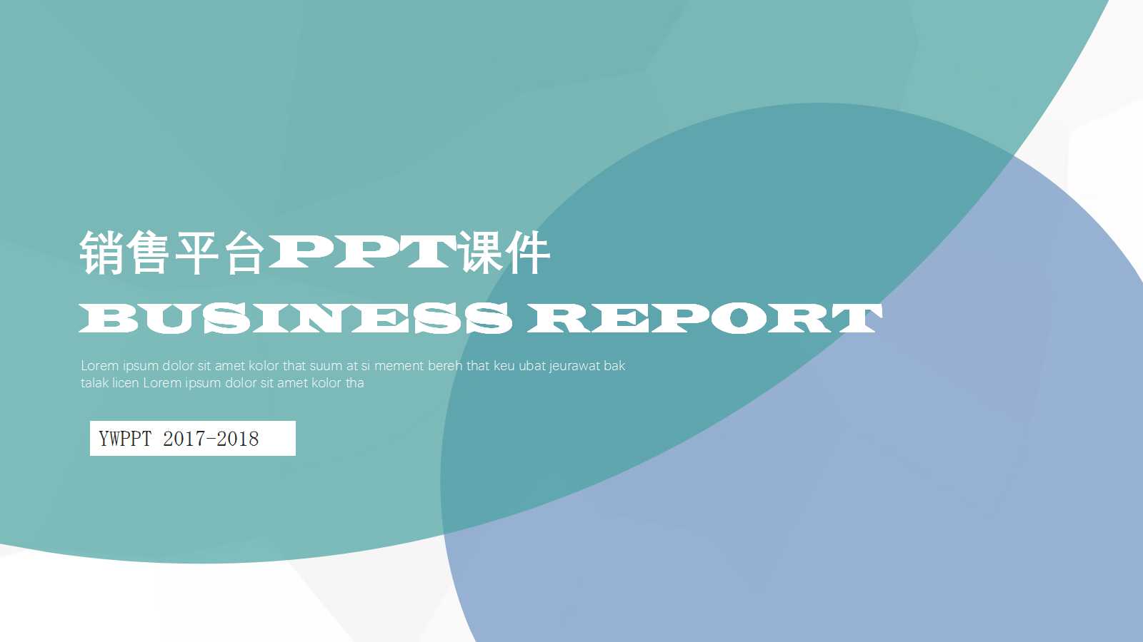 销售平台PPT课件