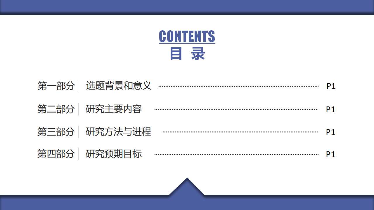 北京大学医学博士开题报告ppt模板