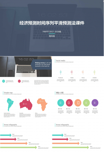 经济预测时间序列平滑预测法PPT课件二