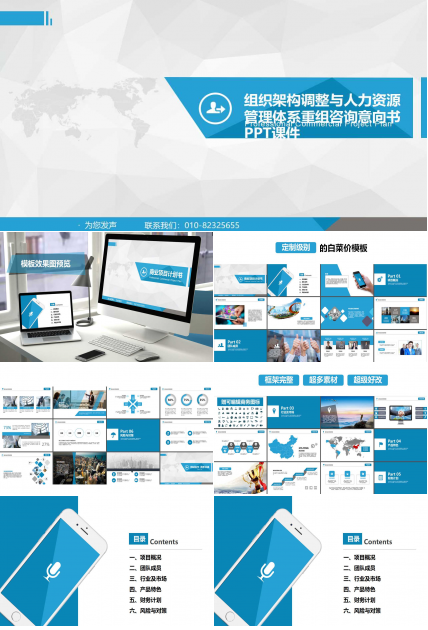 组织架构调整与人力资源管理体系重组咨询意向书PPT课件