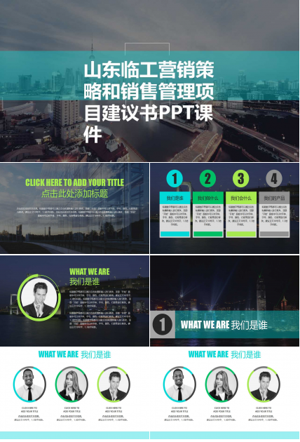 山东临工营销策略和销售管理项目建议书PPT课件