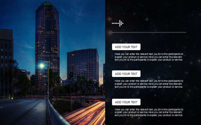 浪漫的星空模板PPT