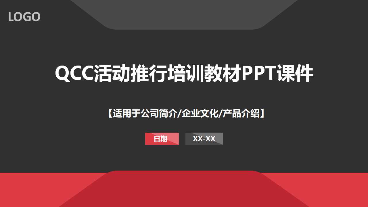 QCC活动推行培训教材PPT课件