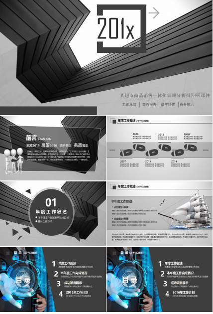 某超市商品销售一体化管理分析报告PPT课件