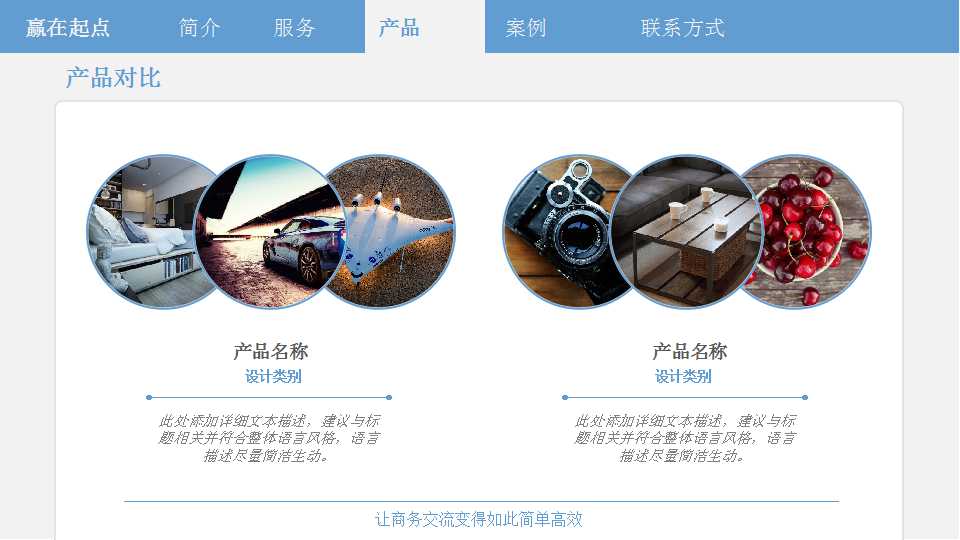 企业的设计－商务PPT模板