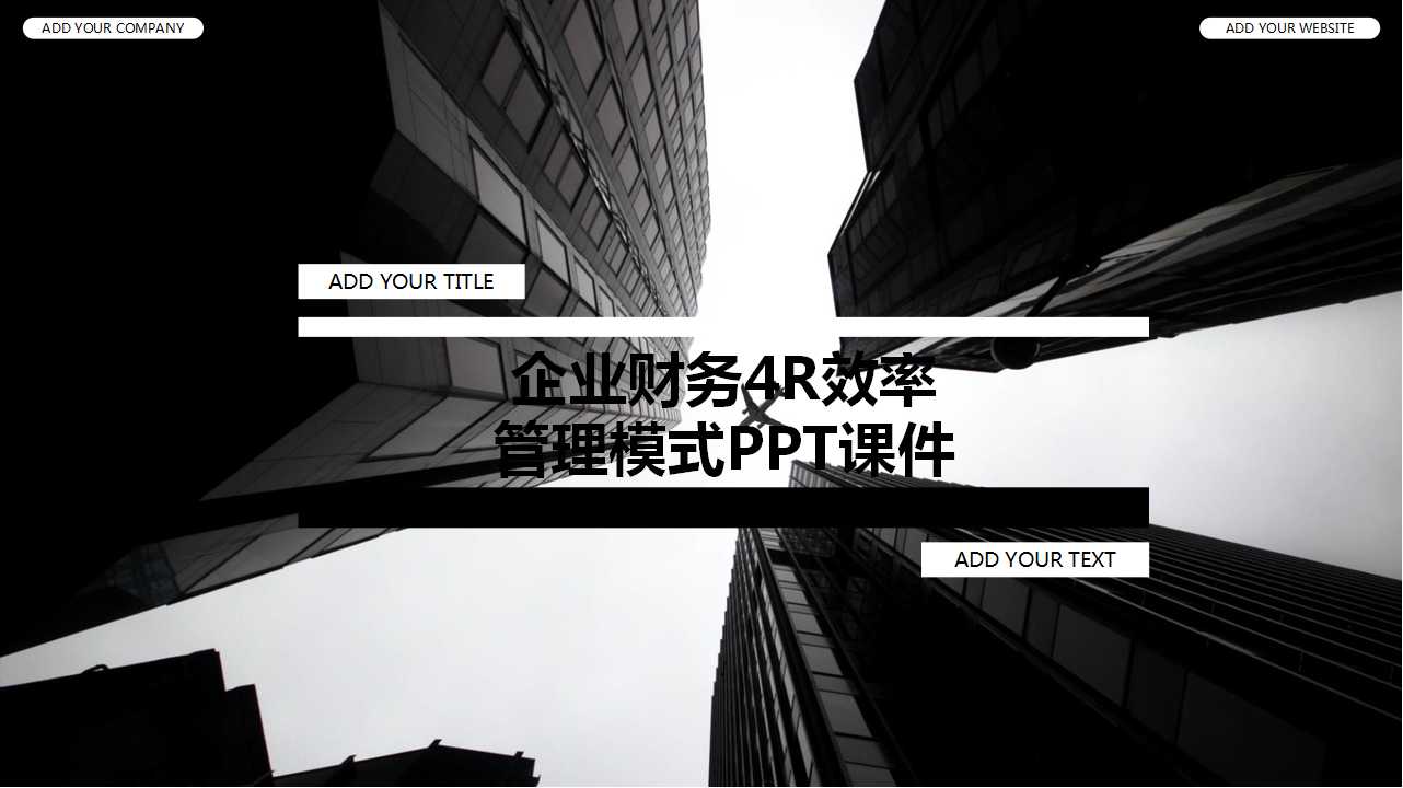 企业财务4R效率管理模式PPT课件