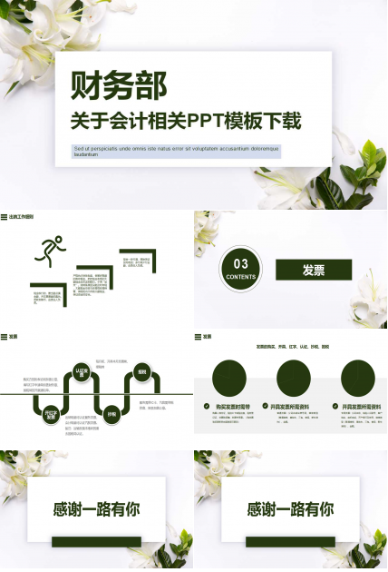 关于会计相关PPT模板下载