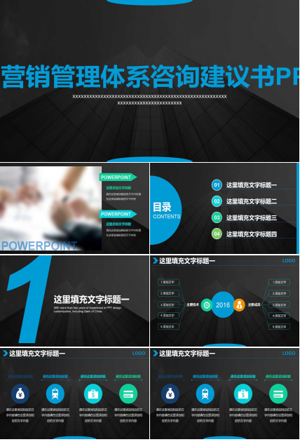某公司营销管理体系咨询建议书PPT课件