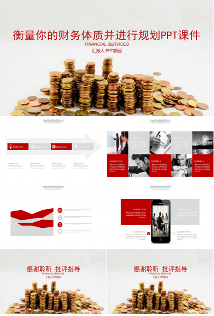 衡量你的财务体质并进行规划PPT课件