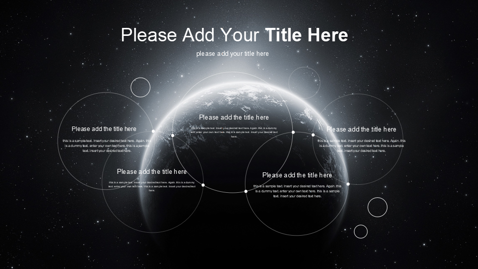 教育PPT模板-深蓝色背景