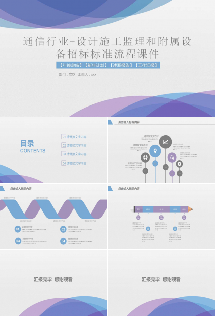 通信行业-设计施工监理和附属设备招标标准流程PPT课件