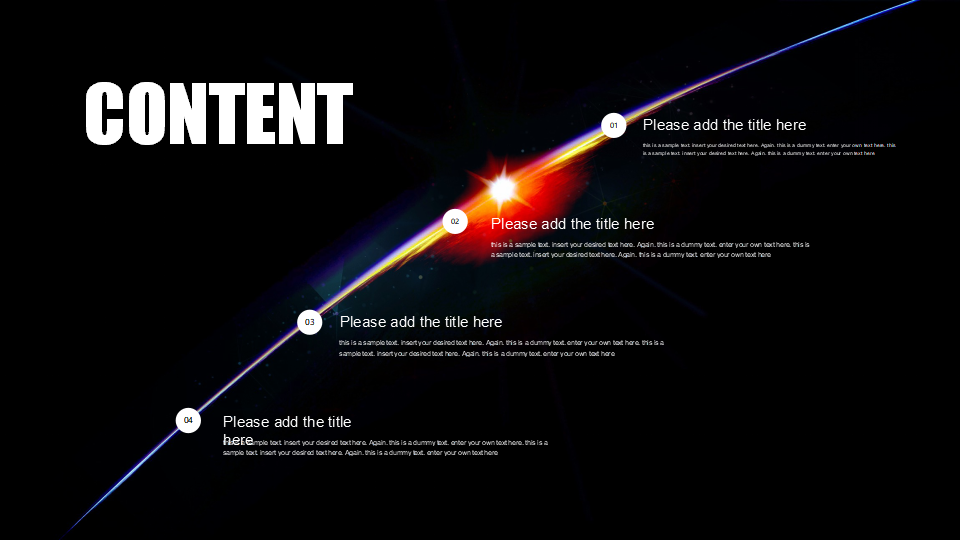 教育PPT模板-深蓝色背景