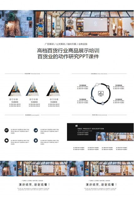 高档百货行业商品展示培训——百货业的动作研究PPT课件
