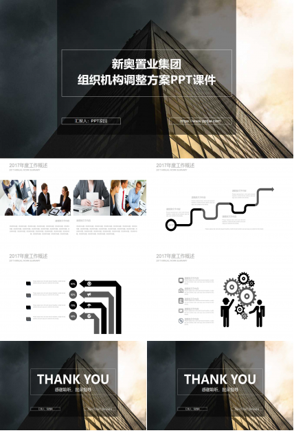 新奥置业集团组织机构调整方案PPT课件