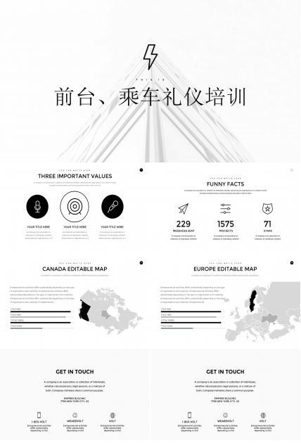 前台、乘车礼仪培训PPT课件