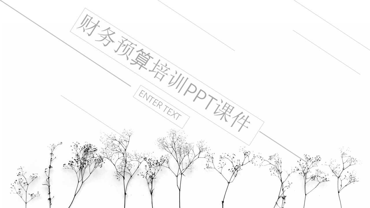 财务预算培训PPT课件