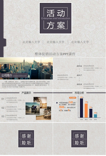 整体促销活动方案PPT课件