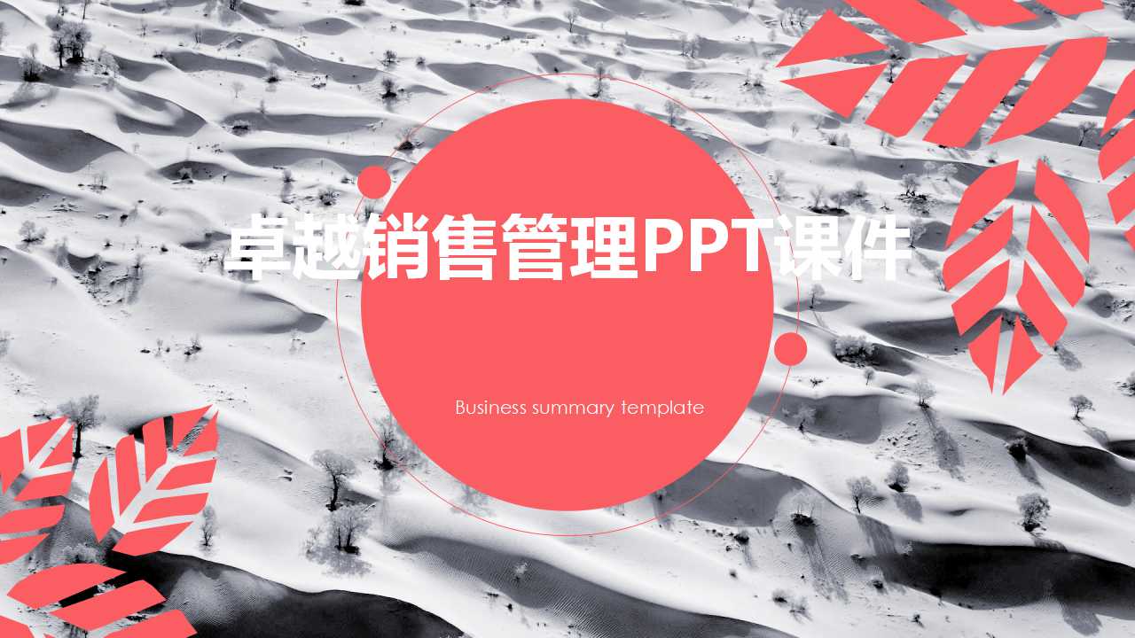 卓越销售管理PPT课件