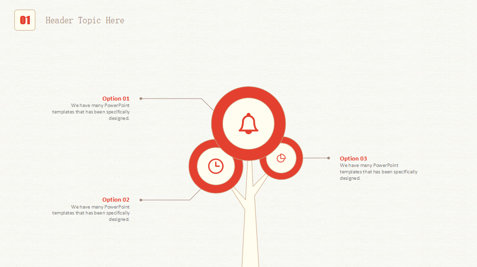 自然PPT模板-百灵鸟与鲜艳牡丹