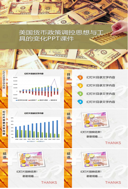 美国货币政策调控思想与工具的变化PPT课件