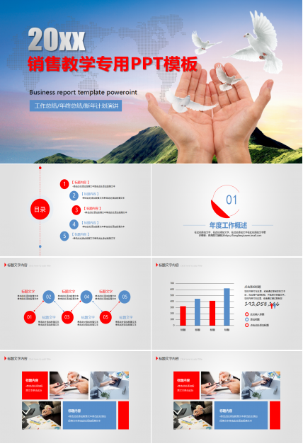 销售教学专用PPT模板