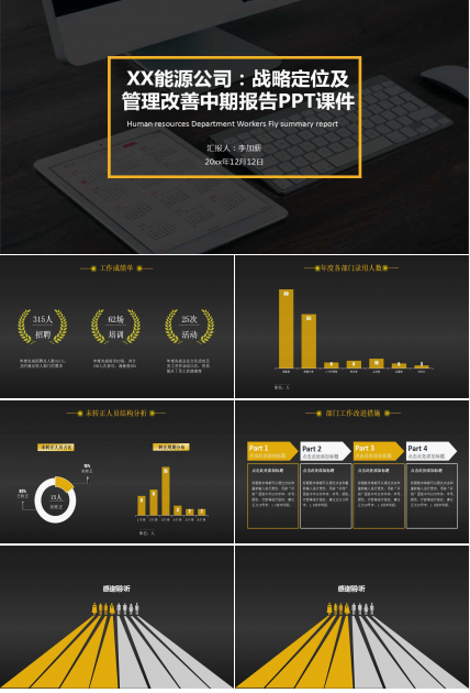 XX能源公司：战略定位及管理改善中期报告PPT课件