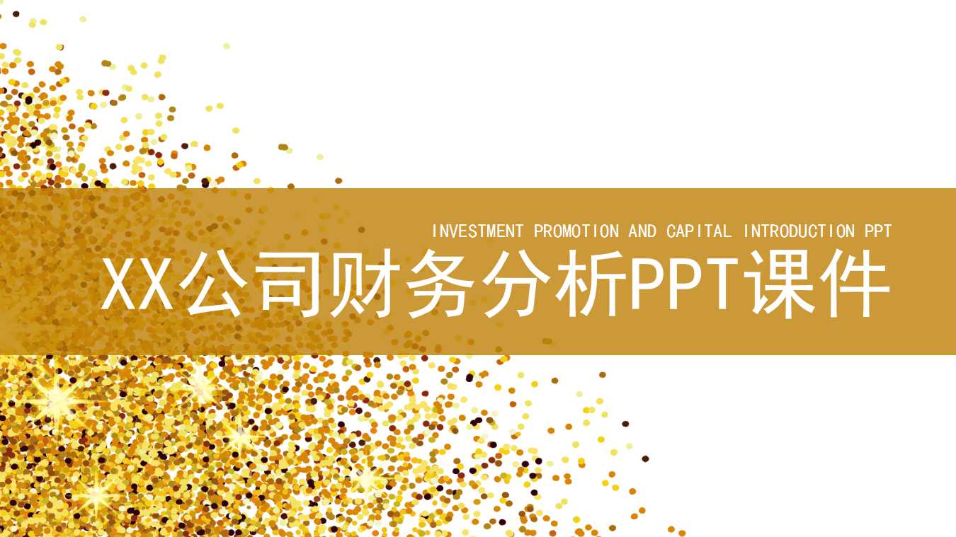 XX公司财务分析PPT课件