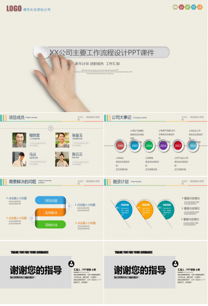 XX公司主要工作流程设计PPT课件